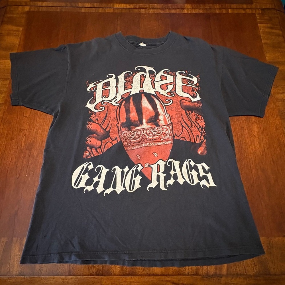 Insane Clown Posse Gang Rags T-Shirt ICP Psychopathic Records Double Sided Large